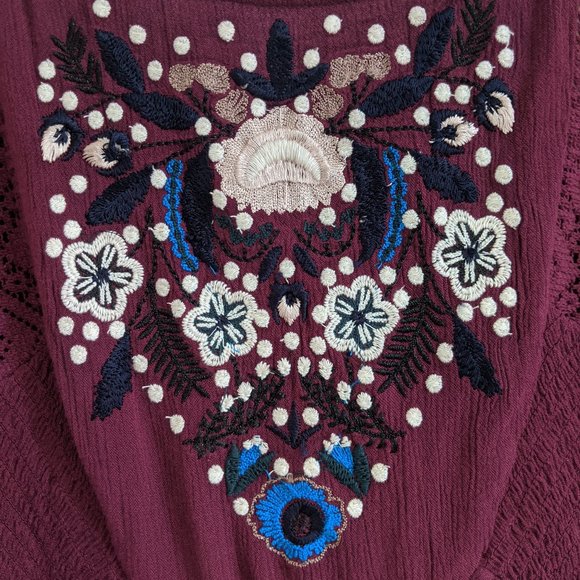 Free People | Mohave Embroidered Woven Mini Dress - Picture 5 of 10